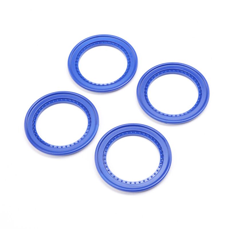 Snap-in Beadlock Rings, Blue (4): LMT 2.0 Snap-in Beadlock Rings, Blue (4): LMT 2.0