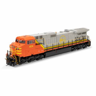 HO GE Dash 9-44CW Locomotive with DCC & Sound, QNSL #404 HO GE Dash 9-44CW Locomotive with DCC & Sound, QNSL #404