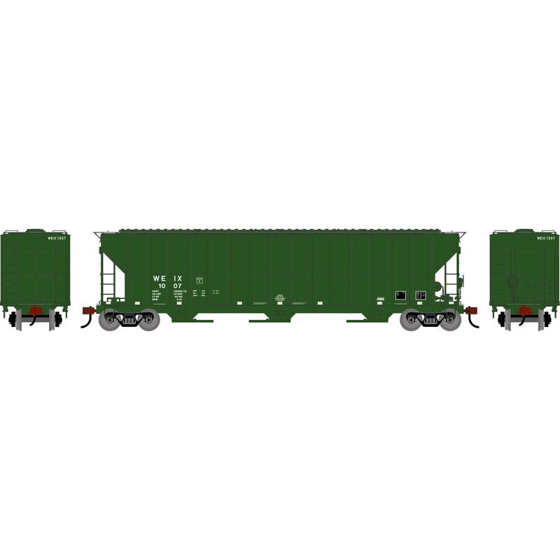 HO ATH FMC 4700 Covered Hopper, WEIX #1007 HO ATH FMC 4700 Covered Hopper, WEIX #1007