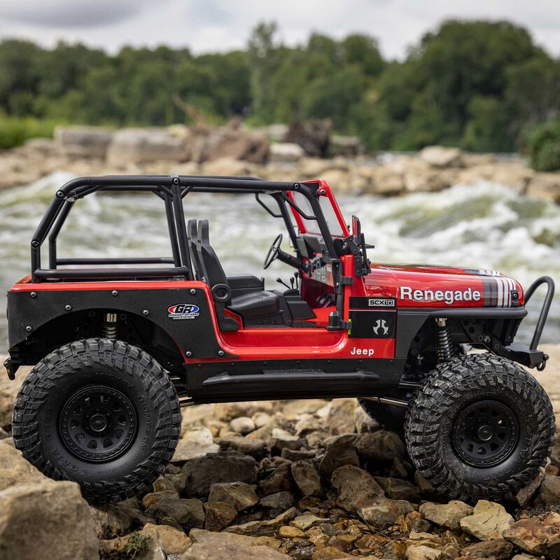 [�˾���ũ] AXI03008V2T1 [Axial] 1/10 SCX10 III ���� CJ-7 V2 4WD �귯�õ� RTR, Red 13