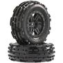 1/8 Sand Scorpion DB XL Front 2.2/3.0 Pre-Mounted Tires, 12mm Hex, Black (2)