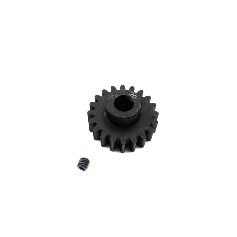 Pinion Gear 20T, Mod 1.5, 8mm "D" Shaft: 5IVE-TE