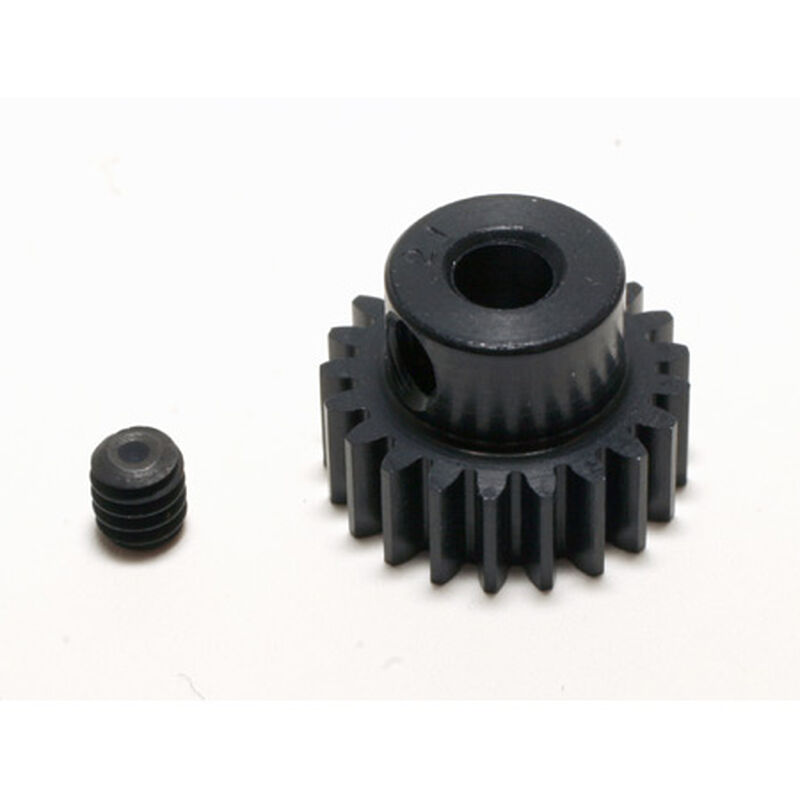 48P Hard Coated Aluminum Pinion Gear, 21T