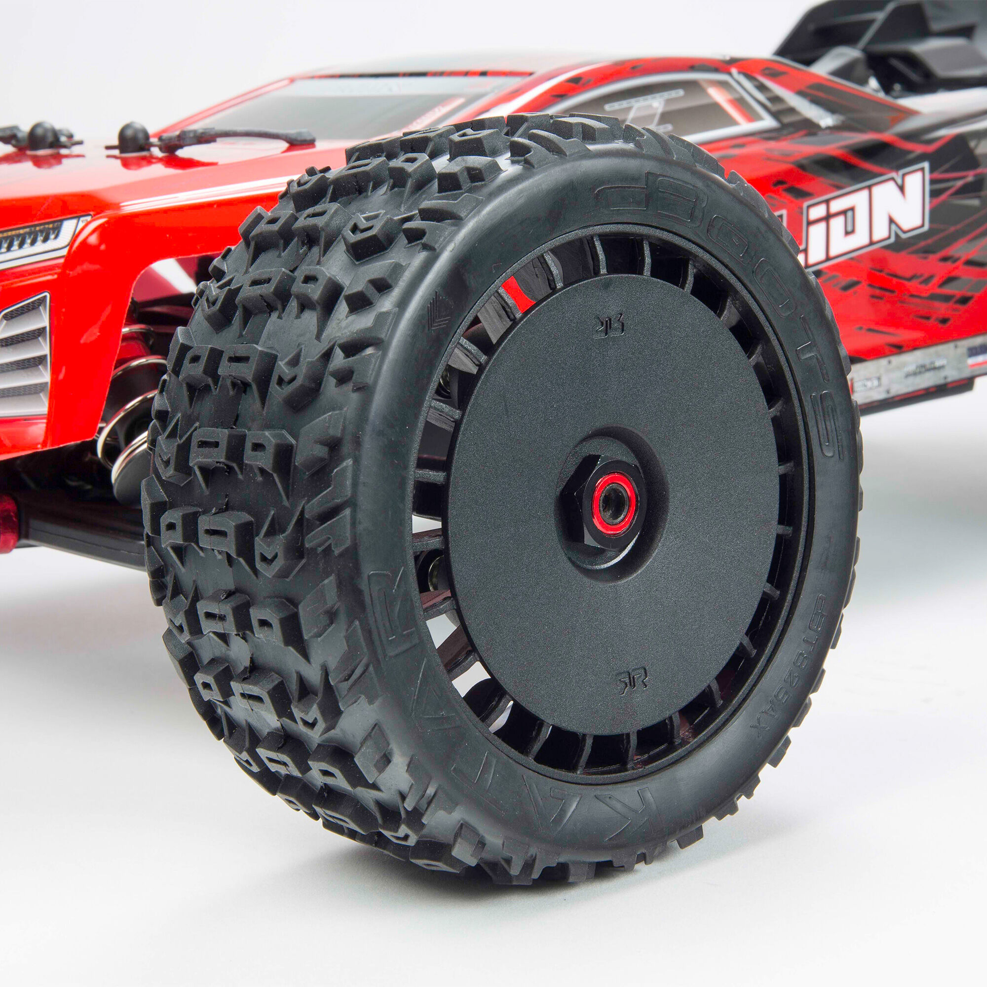 thumbnail image 2 of 4PCS RC Wheel & Tire Set With 17mm Wrench - Replacement For ARRMA 1/8 Scale Models 2 of 14
