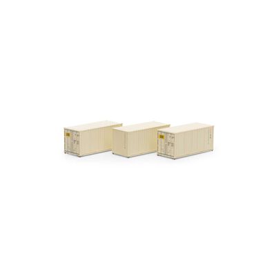 HO RTR 20' Corrugated Container, CKRU #2 (3) HO RTR 20' Corrugated Container, CKRU #2 (3)