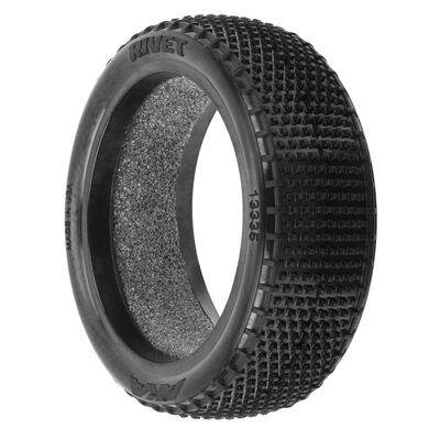 1/10 Rivet Soft Carpet 4WD Front 2.2" Off-Road Buggy Tires (2) 1/10 Rivet Soft Carpet 4WD Front 2.2" Off-Road Buggy Tires (2)