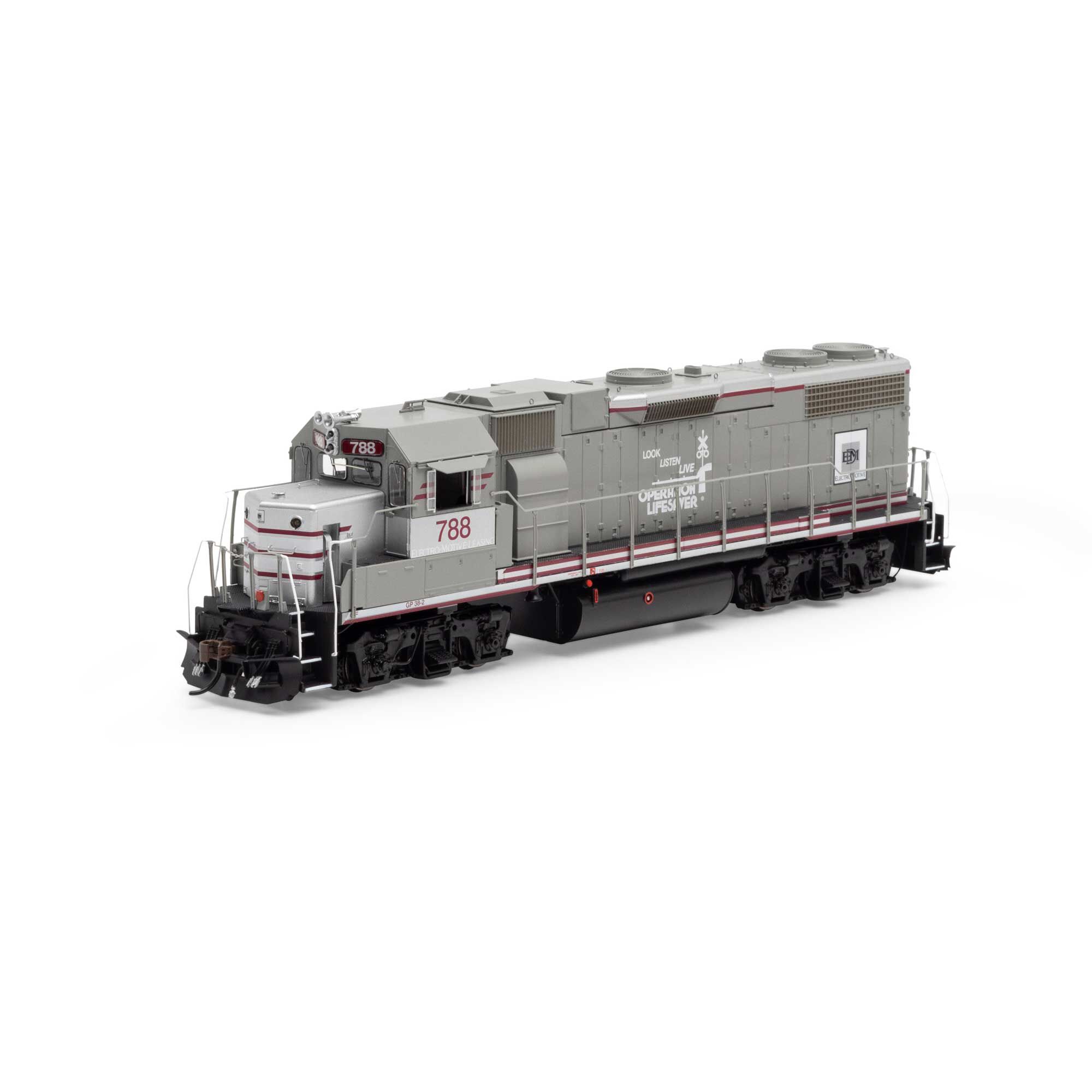 Athearn HO GP38-2 Locomotive with DCC & Sound, EMD Lease / OLS