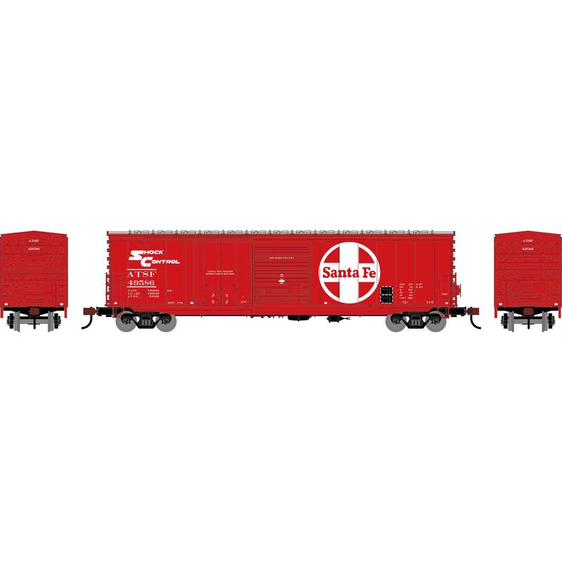 HO ATH 50' ACF Combination Door Box Car, ATSF #49586