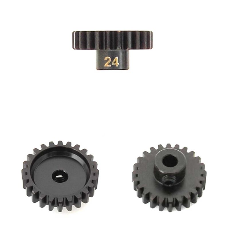 M5 Pinion Gear, 24T, MOD1, 5mm Bore, M5 Set Screw