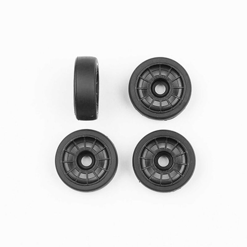 Turbine Wheel & Tire Set, 1/27 Team Associated SR27