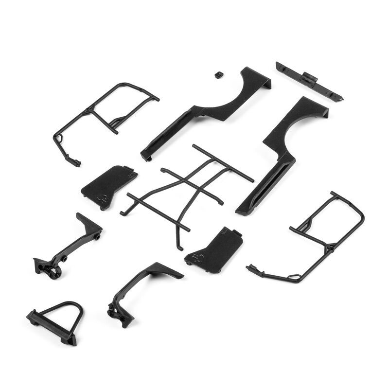 Axial Genright Fenders & Cage, Doors, Bumpers: SCX30 CJ-7