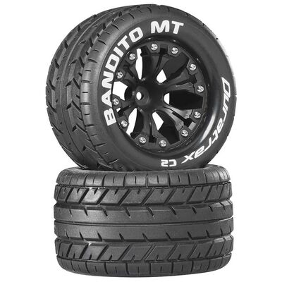 Bandito MT 2.8" Mounted 1/2" Offset C2 Tires, Black (2) Bandito MT 2.8" Mounted 1/2" Offset C2 Tires, Black (2)