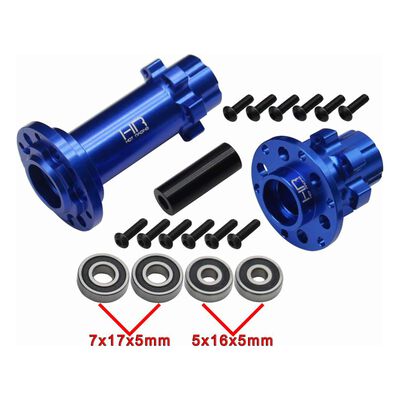CNC Aluminum Hub Set Blue: Losi Promoto-MX CNC Aluminum Hub Set Blue: Losi Promoto-MX