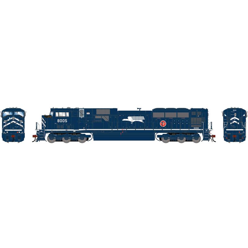 HO GEN SD90MAC-H PH I Locomotive w/DCC & Sound, Legendary Liveries MP #8005