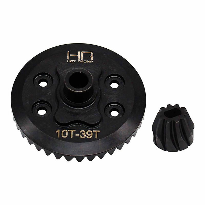 Steel Rear Helical 39T Ring Gear & 10T Pinion Gear Set, 1/16 Traxxas Mini XRT Steel Rear Helical 39T Ring Gear & 10T Pinion Gear Set, 1/16 Traxxas Mini XRT