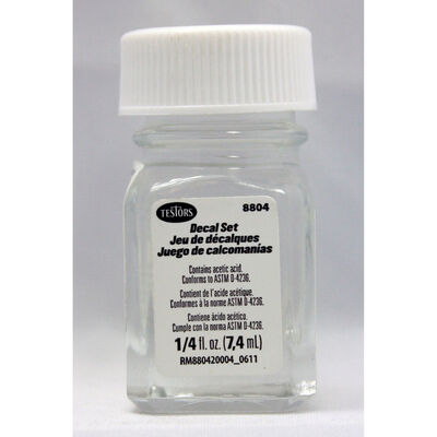 Enamel 1/4 oz Decal Setting Solution Enamel 1/4 oz Decal Setting Solution