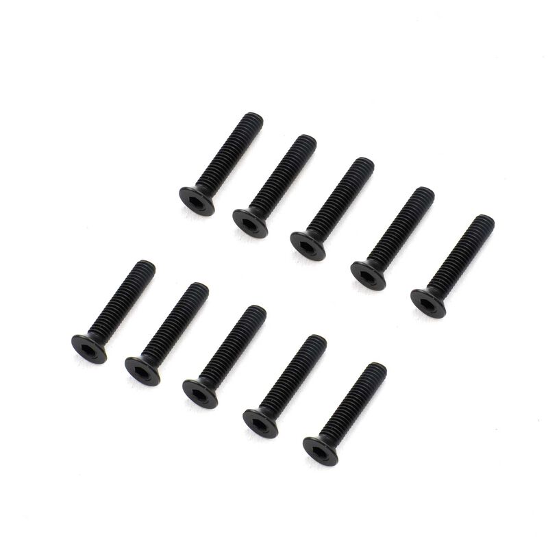 Flat Head Screws, M5 x 25mm STL (10)