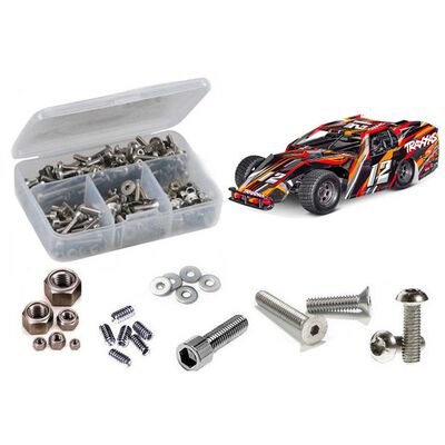 Stainless Steel Screw Kit, 1/10 Traxxas Modified Oval Slash Stainless Steel Screw Kit, 1/10 Traxxas Modified Oval Slash