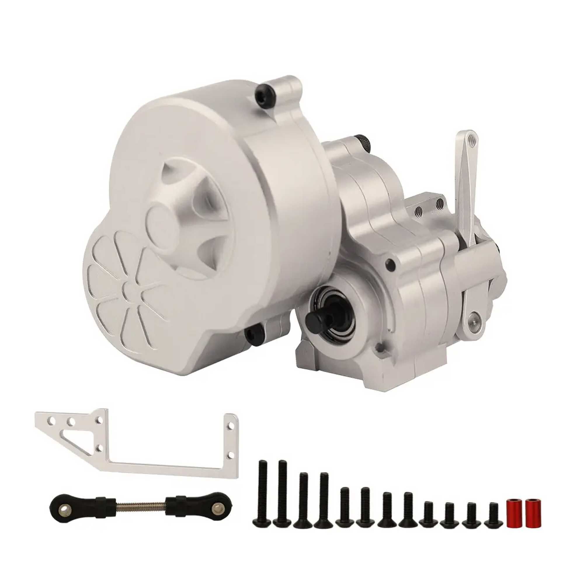 INTEGY Billet Machined Complete Rear Axle Assembly for Axial 1/10