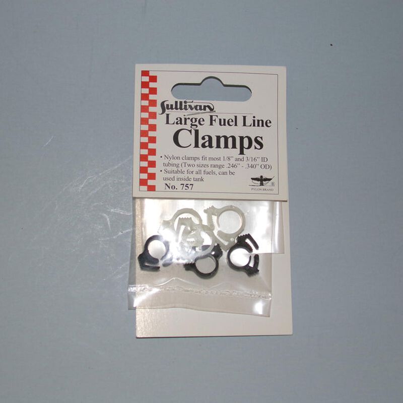 Fuel Line Clamps for 1/8" - 5/