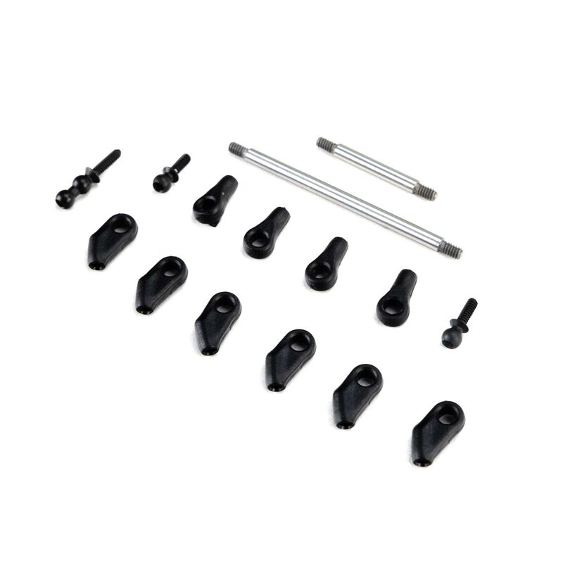 Axial Steering Links, Steel, Standard: SCX30 Axial Steering Links, Steel, Standard: SCX30