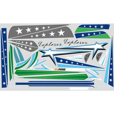 Decal Sheet: 1020mm F3A Explorer Decal Sheet: 1020mm F3A Explorer