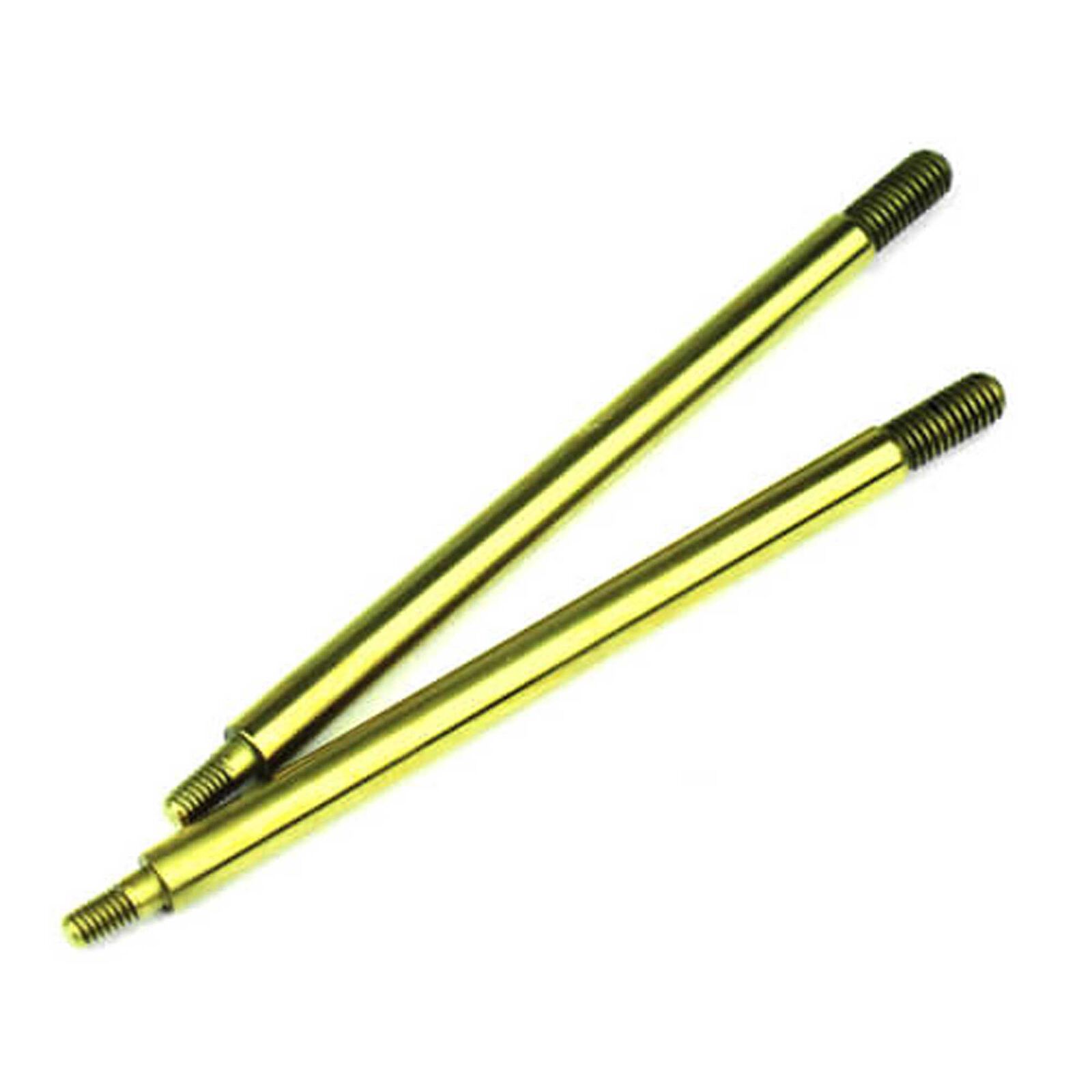 Shock Shafts with TiNi Coat Rear XL Steel, 137mm (2)