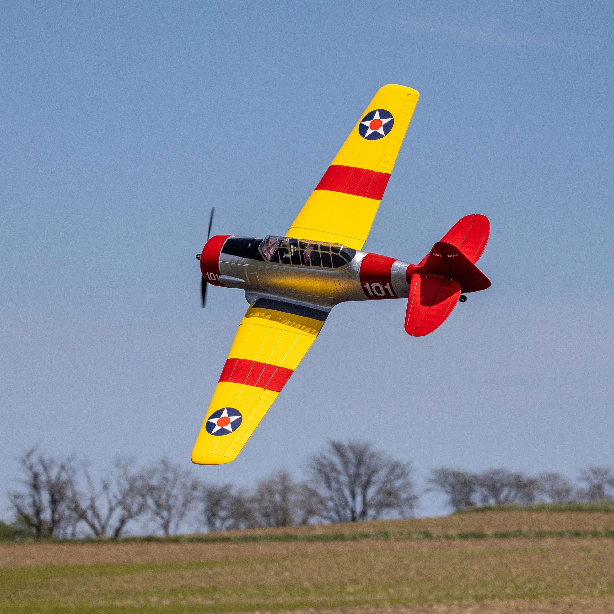 [���ܼ�] EFL08750 [E-FLITE(Blade)] SNJ-5/AT-6 Texan 1.5m BNF Basic (AS3X �� SAFE Select ����)