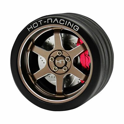 Aluminum TE37 Steering Wheel, FlySky NB4 Transmitter, Bronze Aluminum TE37 Steering Wheel, FlySky NB4 Transmitter, Bronze