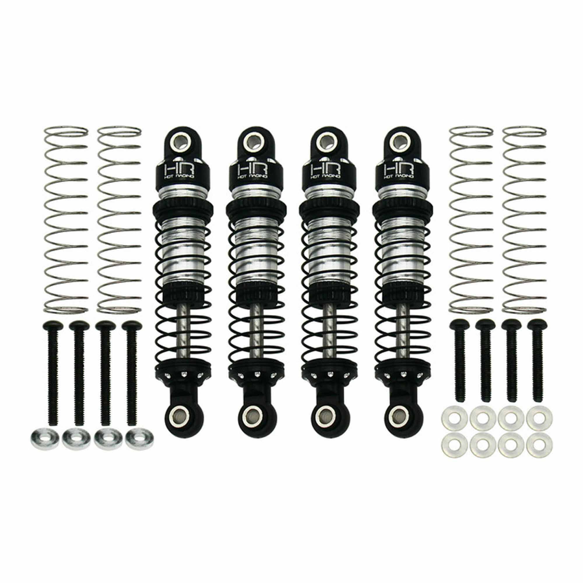 Hot Racing Hot Racing Aluminum Threaded Oil-Shock Set, 1/18 HPI