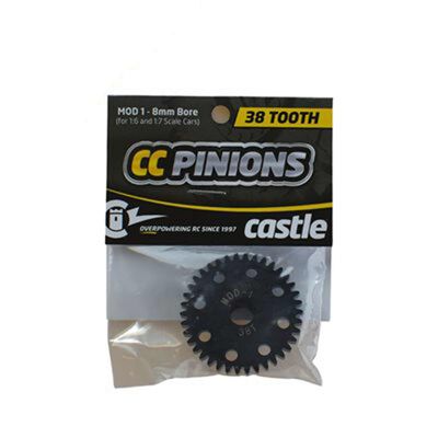Pinion Gear, 38T MOD 1, 8mm Shaft Pinion Gear, 38T MOD 1, 8mm Shaft