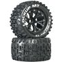 Lockup MT 2.8" 2WD Mounted Front C2 Tires, Black (2)