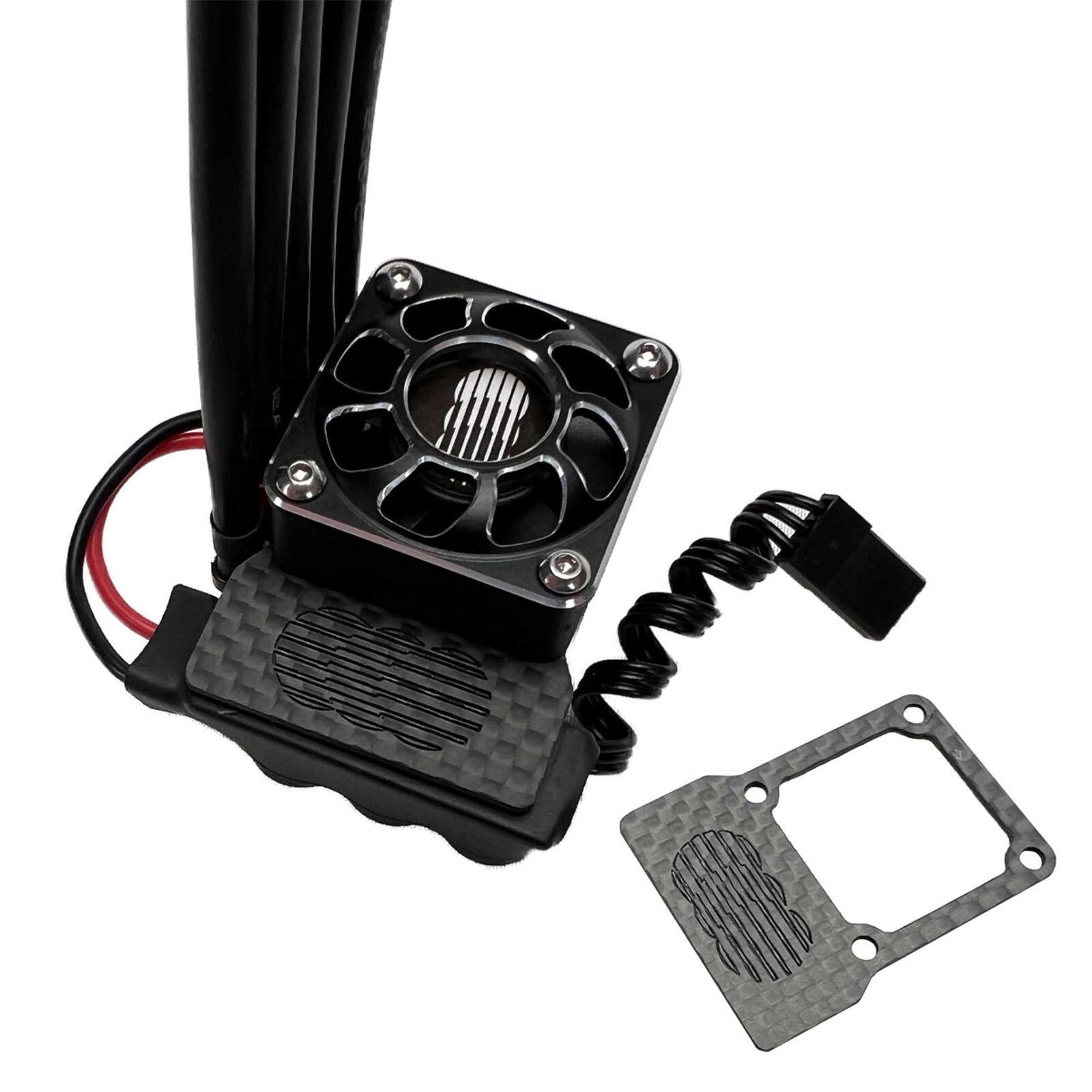 Trinity/Epic MX ESC Series Carbon Fiber Capacitor / Switch Mount