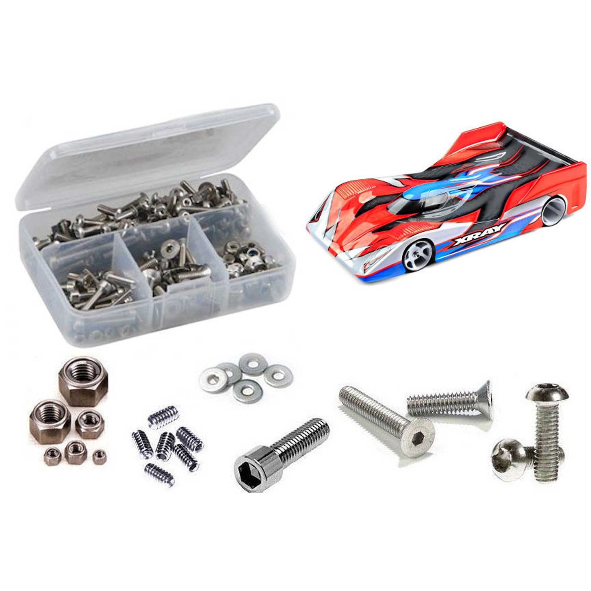 RC Screwz Team XRAY X12 2024 1/12th (#370020) Stainless Steel