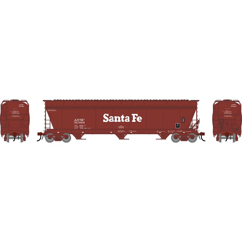 HO GEN ACF 4600 Covered Hopper, ATSF #313869