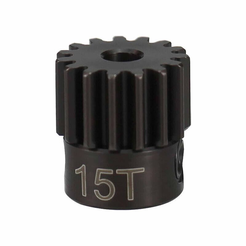 Hardened Steel 15T 0.5 Mod Pinion Gear, 2.3mm Bore