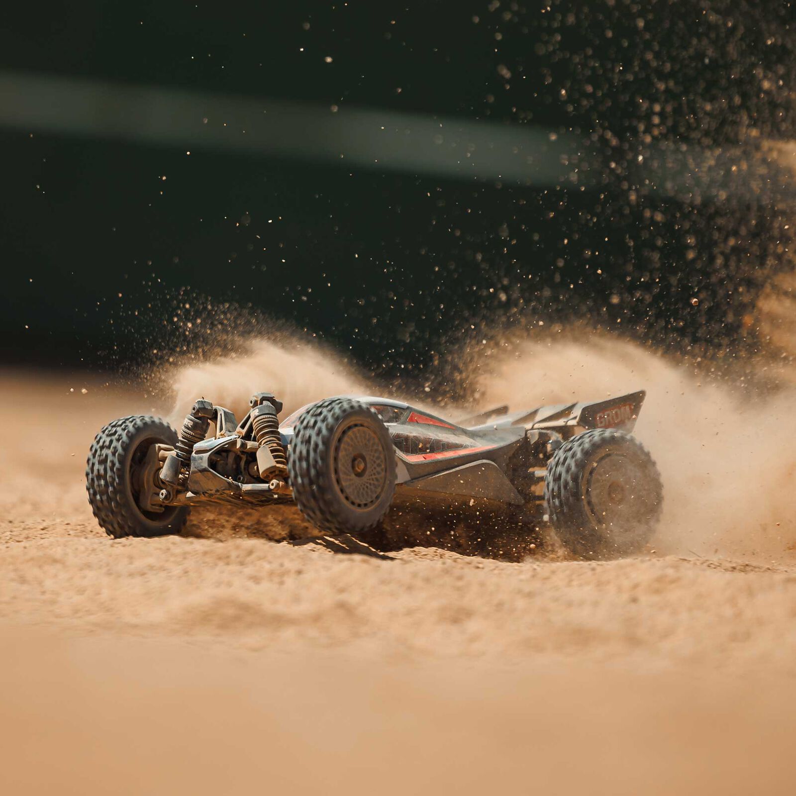 Arrma Typhon GROM 223S BLX 1/14 Brushless 4X4 RTR Con DSC – Buggy Elettrico Argento