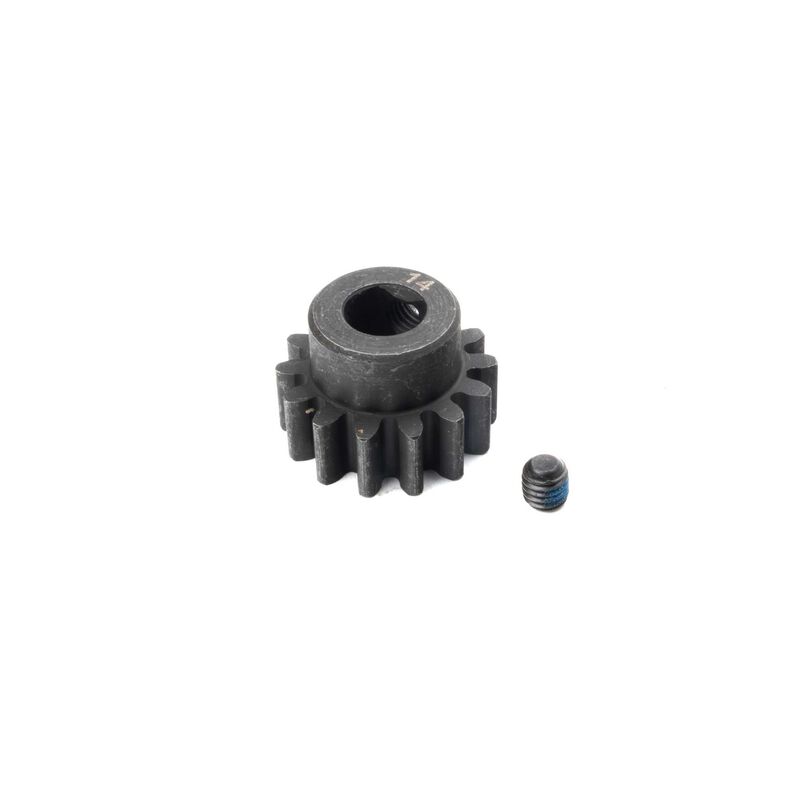 Pinion Gear 14T, Mod 1.5, 8mm "D" Shaft: 5IVE-TE