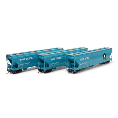 HO ACF4600 Covered Hoppers, RI #800301/800367/800400 (3) HO ACF4600 Covered Hoppers, RI #800301/800367/800400 (3)