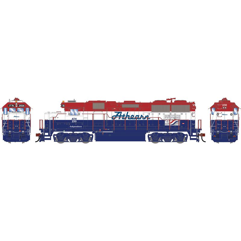 HO GEN GP49 Locomotive, Legendary Liveries ATH 'USA 250th Anniversary' #250