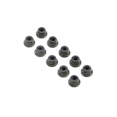 M4 Flanged Lock Nuts (10) M4 Flanged Lock Nuts (10)