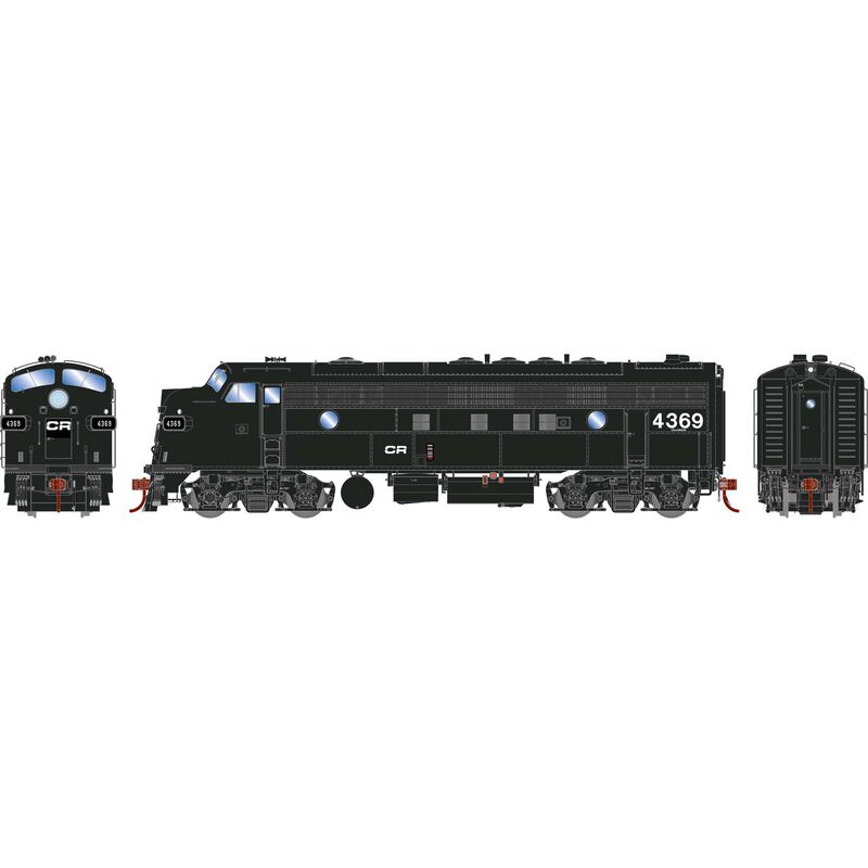HO FP7 Locomotive with DCC & Sound, CR #4369
