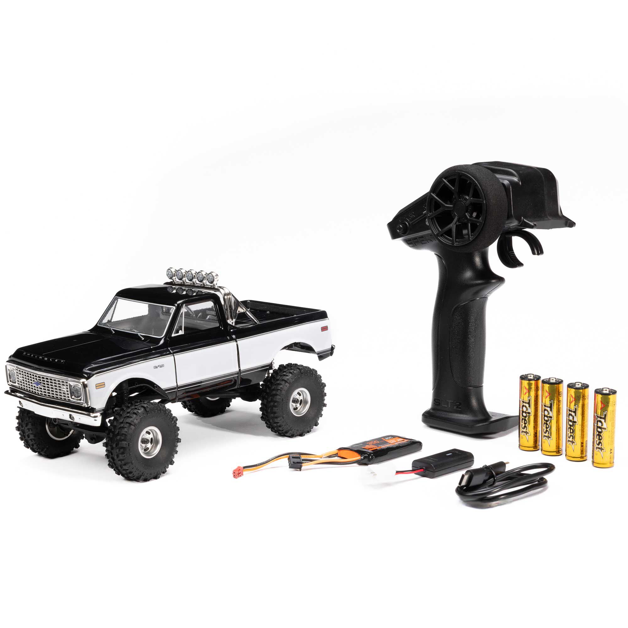 Chevrolet Pickup ラジコンカー 1/10 Axial 1/24 SCX24 1967-1972 Chevrolet C10 4X4 RTR Brushed Rock