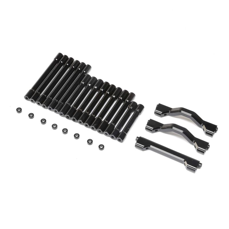 Aluminum Crossbar Brace & Spacer Set, Black : TLR Tuned LMT