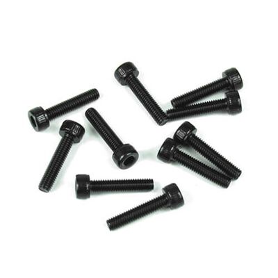 M3x10mm Cap Head Screws, Black (10) M3x10mm Cap Head Screws, Black (10)