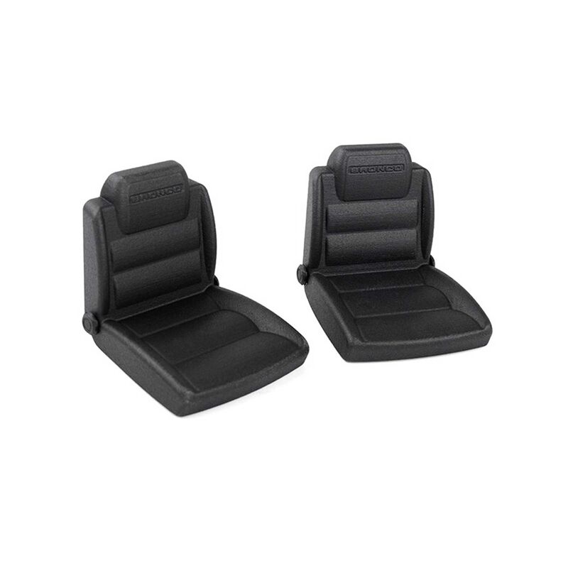 Bucket Seats, Axial SCX10 III Early Ford Bronco (Black)