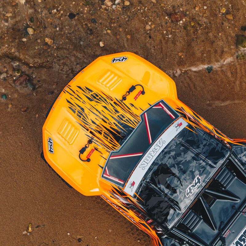 1/10 SENTON 3S BLX 4WD Brushless Short Course Truck with Spektrum RTR, Orange/Black