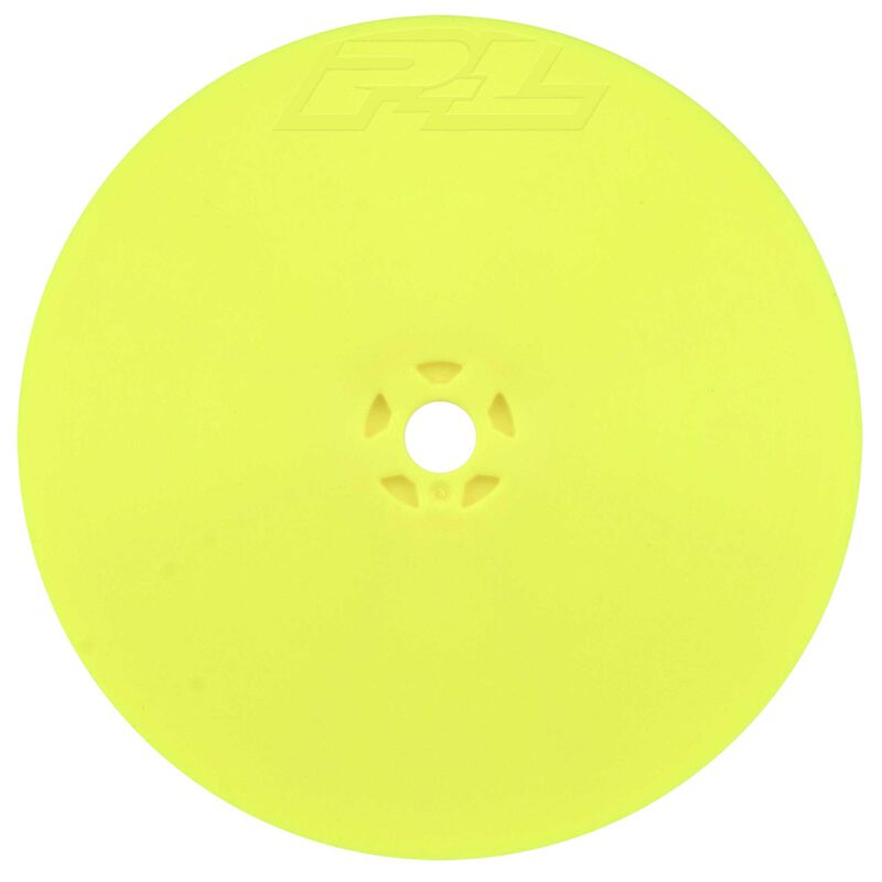 1/10 Velocity 4WD Front 2.2" 12mm Buggy Wheels (2) Yellow: AE B74