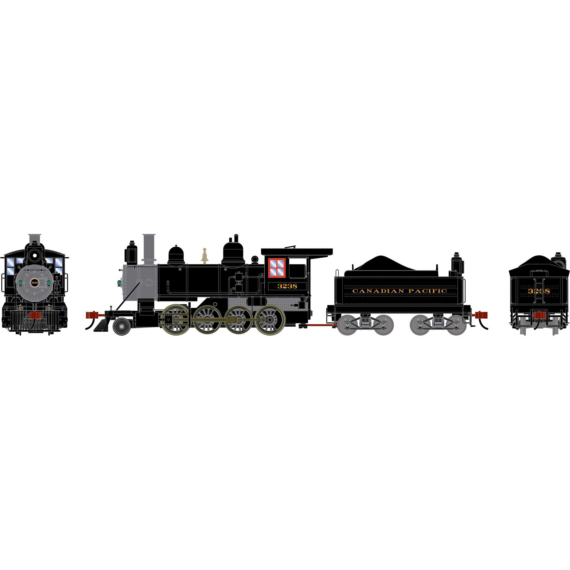 【非売品 記念品】Athearn HOゲージ 1995-96年 2点セット Athearn Athearn HO ATH 2-8-0 Steam Locomotive w/DCC & Sound, CP