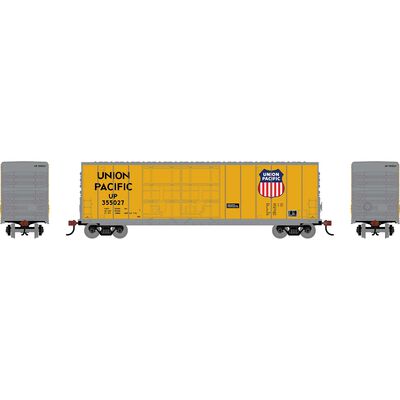 HO RND 50' High-Cube Smooth Side Box Car, UP #355027 HO RND 50' High-Cube Smooth Side Box Car, UP #355027